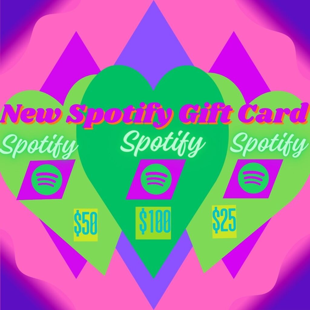Get a New Spotify Gift Card Instant