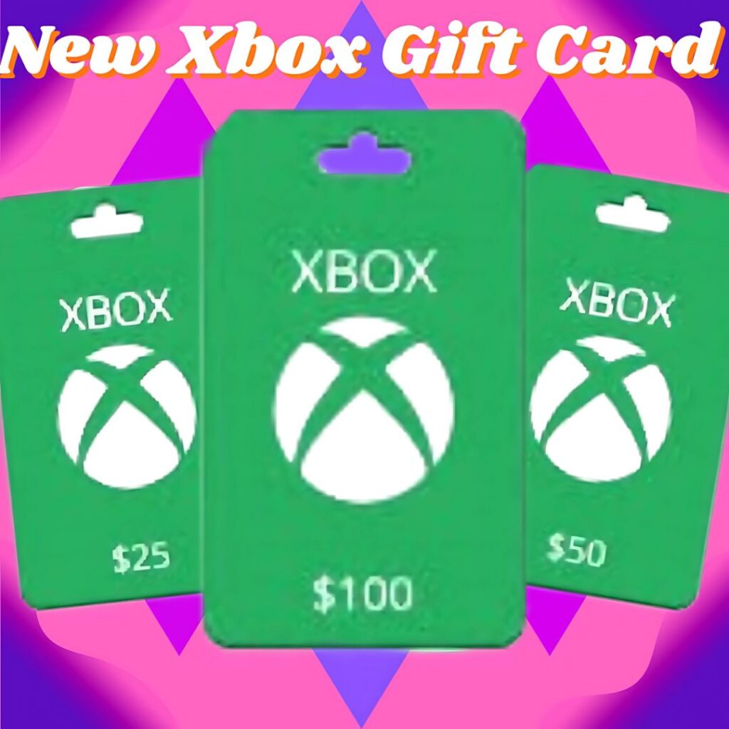 New Xbox Gift Card Instant